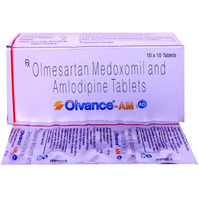 Olvance-AM 40 Tablet 10's, Pack of 10 TABLETS