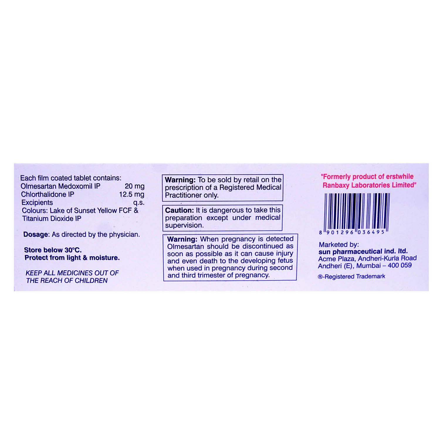 Olvance CT 20 Tablet 10's, Pack of 10 TABLETS Olvance CT 20 Tablet 10's, Pack of 10 TABLETS
