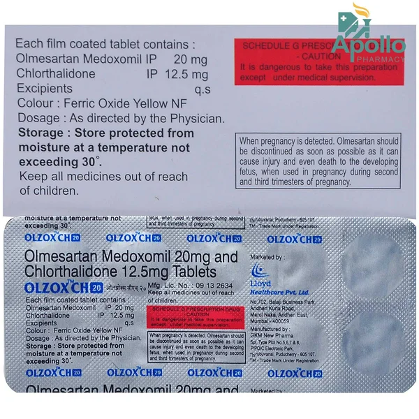 Olzox CH 20 Tablet 10's