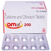 Omcef 200 Tablet 10's, Pack of 10 TABLETS