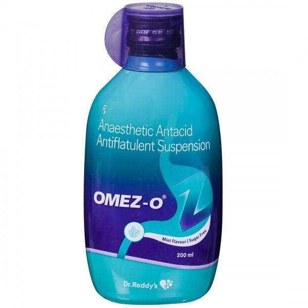 Buy Omez-O Sugar Free Mint Suspension 200 ml Online