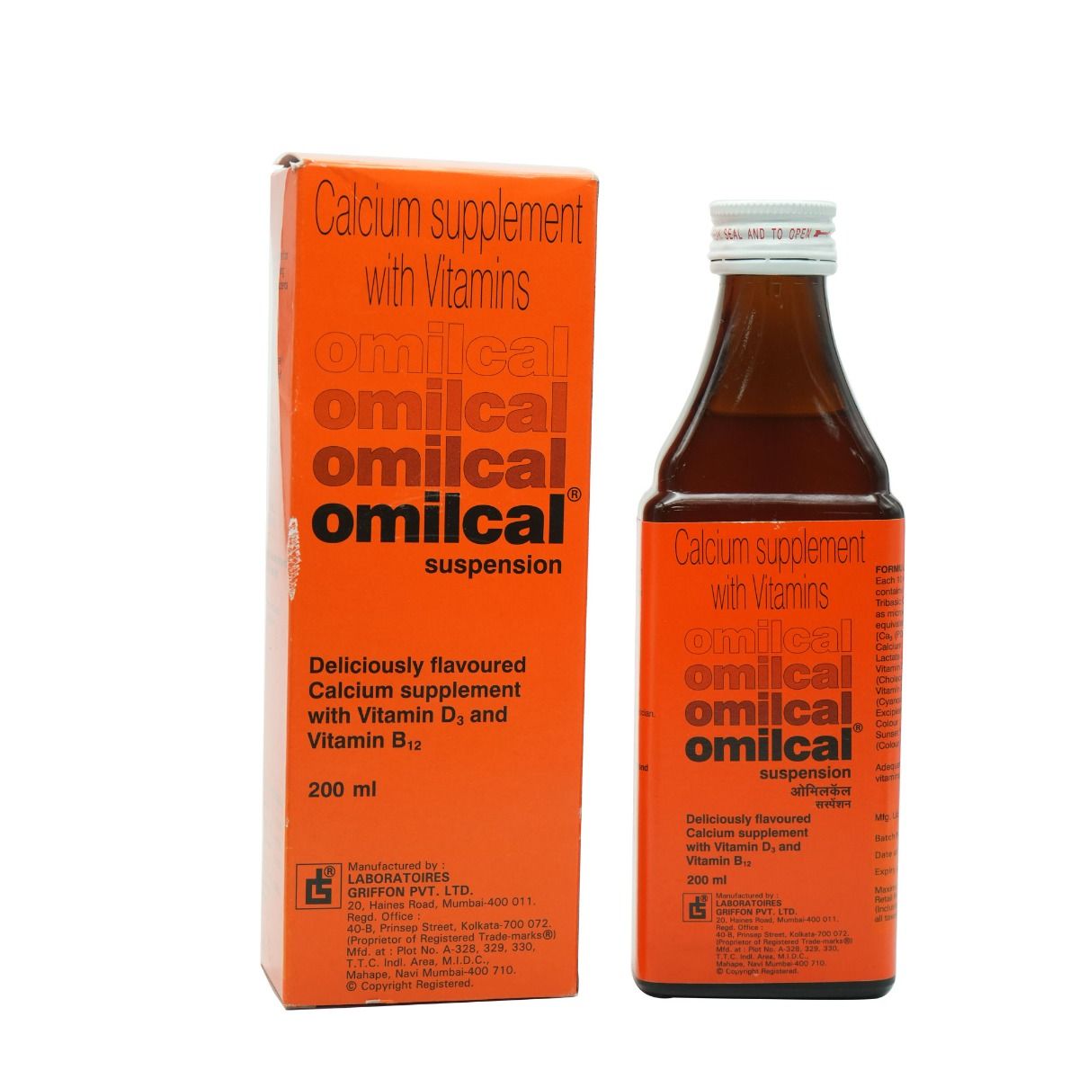 Buy Omilcal Suspension 200 ml Online