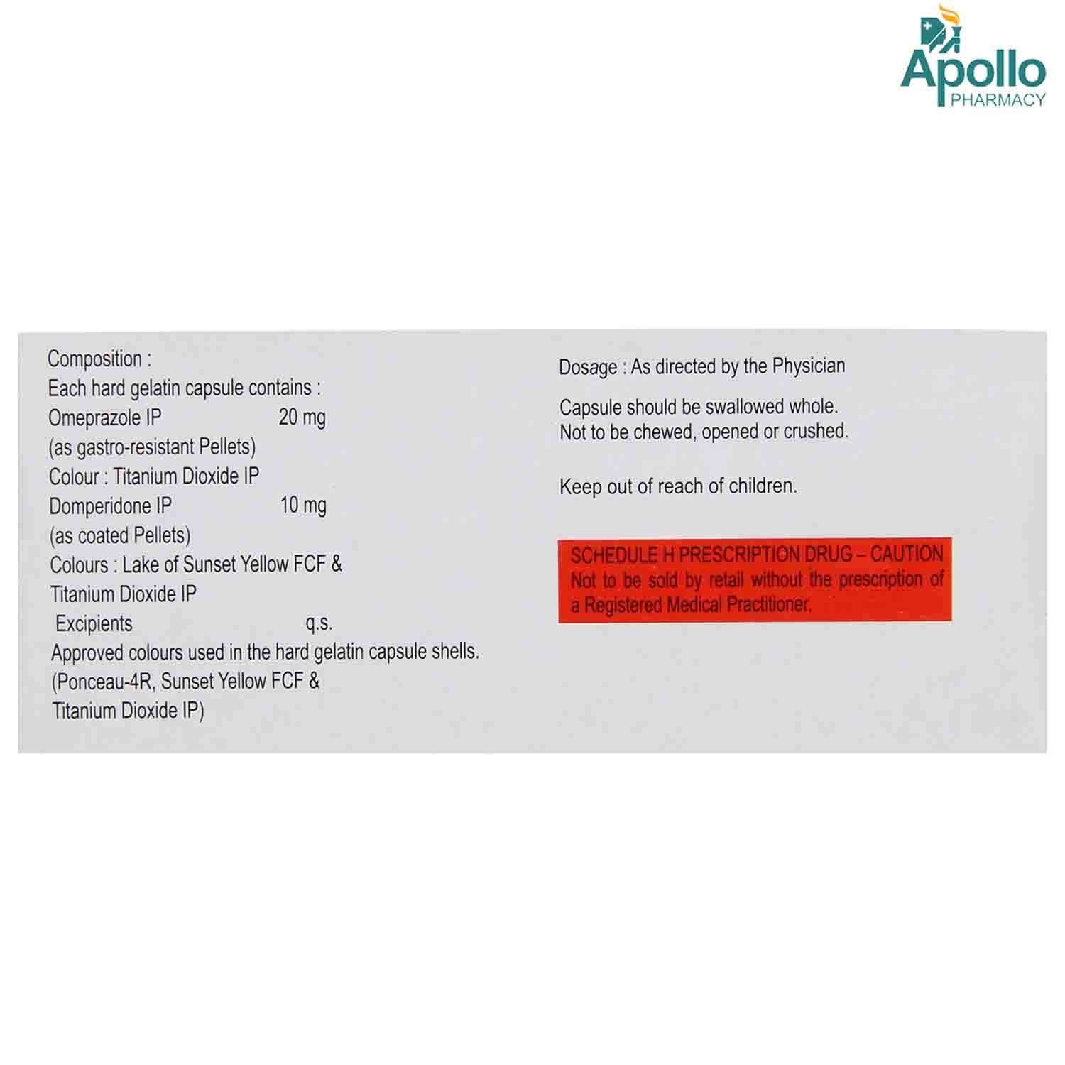 Omidom Capsule 10's, Pack of 10 CAPSULES Omidom Capsule 10's, Pack of 10 CAPSULES