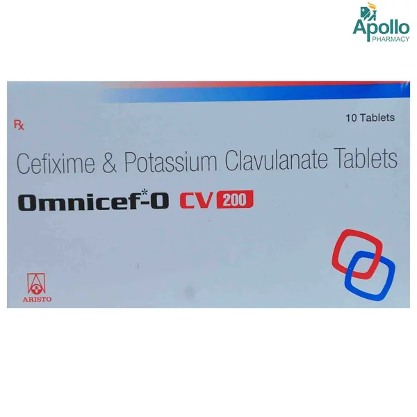 Omnicef-O CV 200 mg Tablet 10's, Pack of 10 TabletS