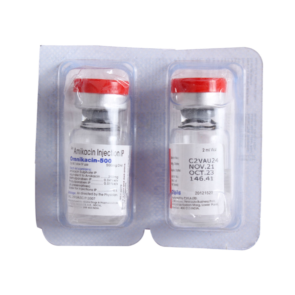 Buy Omnikacin 500 mg Injection 2 ml Online