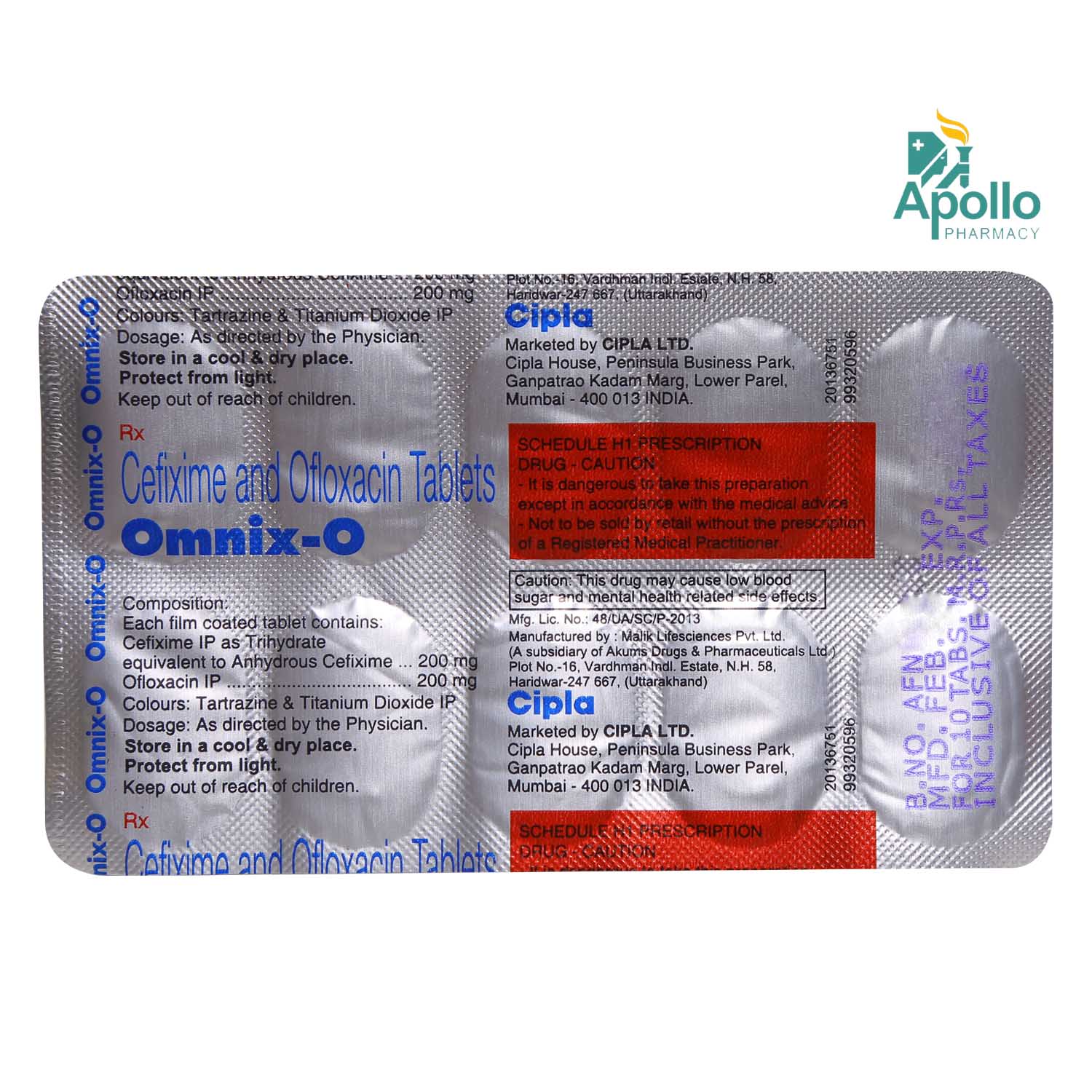 Omnix-O Tablet 10's, Pack of 10 TABLETS Omnix-O Tablet 10's, Pack of 10 TABLETS
