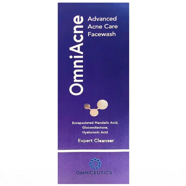 Omniacne Advanced Acne Care Face Wash, 100 gm