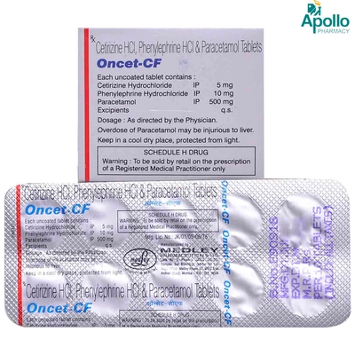 Oncet-CF Tablet 10's, Pack of 10 TABLETS