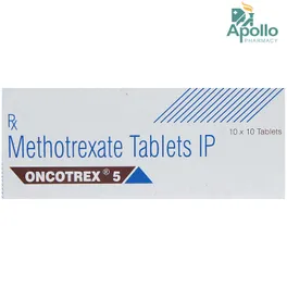 Oncotrex Inredients Oncotrex 5 Tablet | Uses, Side Effects, Price | Apollo Pharmacy