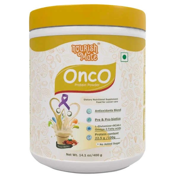Onco Kesar Badam Flavour Protein Powder 400 gm
