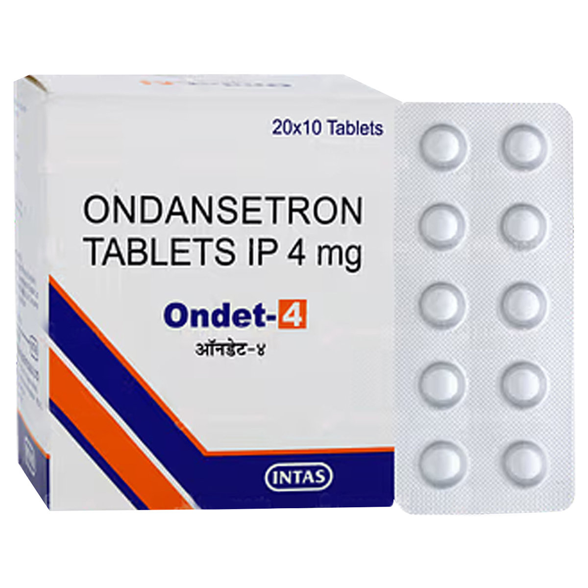 Ondet 4 mg Tablet 10's, Pack of 10 TabletS Ondet 4 mg Tablet 10's, Pack of 10 TabletS