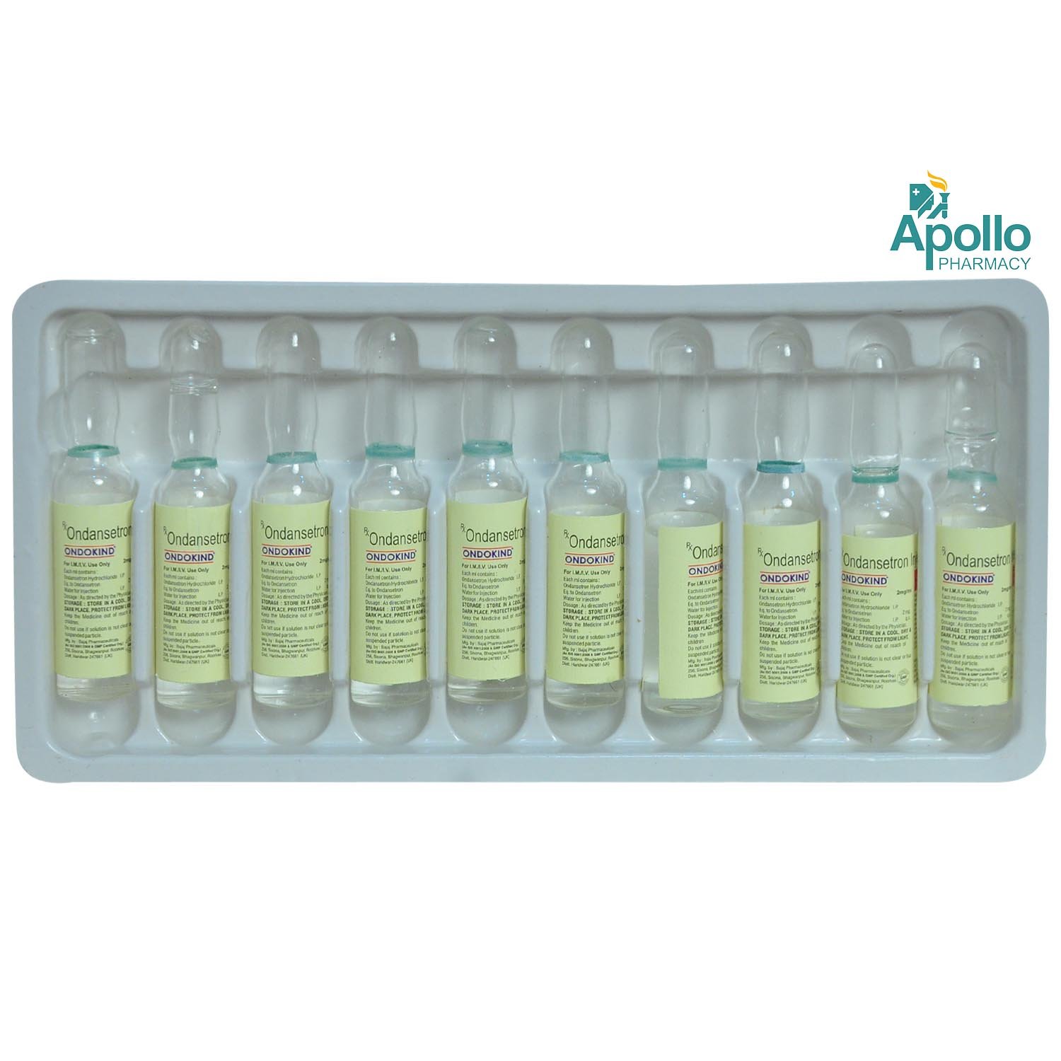 Ondokind 2 mg/ml Injection 1 x 2 ml , Pack of 1 Injection Ondokind 2 mg/ml Injection 1 x 2 ml , Pack of 1 Injection