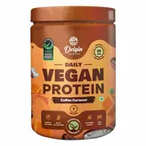 Origin Nutrition 100% Natural Vegan Protein Coffee Caramel Flavour Powder, 258 gm, Pack of 1