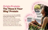 Origin Nutrition 100% Natural Vegan Protein Strawberry Flavour Powder, 830 gm, Pack of 1