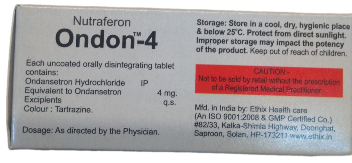 Nutraferon Ondon-4 Disintegrating Tablet 10's, Pack of 10 Nutraferon Ondon-4 Disintegrating Tablet 10's, Pack of 10