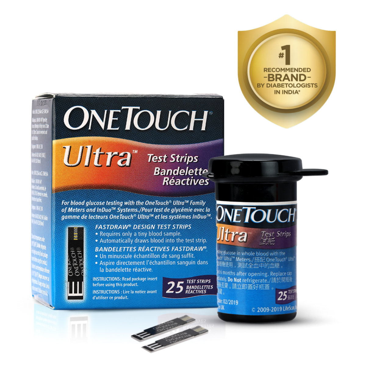 OneTouch Ultra Test Strips, 25 Count, Pack of 1 OneTouch Ultra Test Strips, 25 Count, Pack of 1