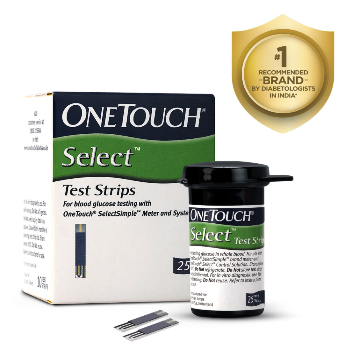 OneTouch Select Test Strips, 25 Count, Pack of 1 OneTouch Select Test Strips, 25 Count, Pack of 1