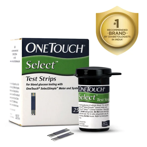 OneTouch Select Test Strips, 25 Count, Pack of 1