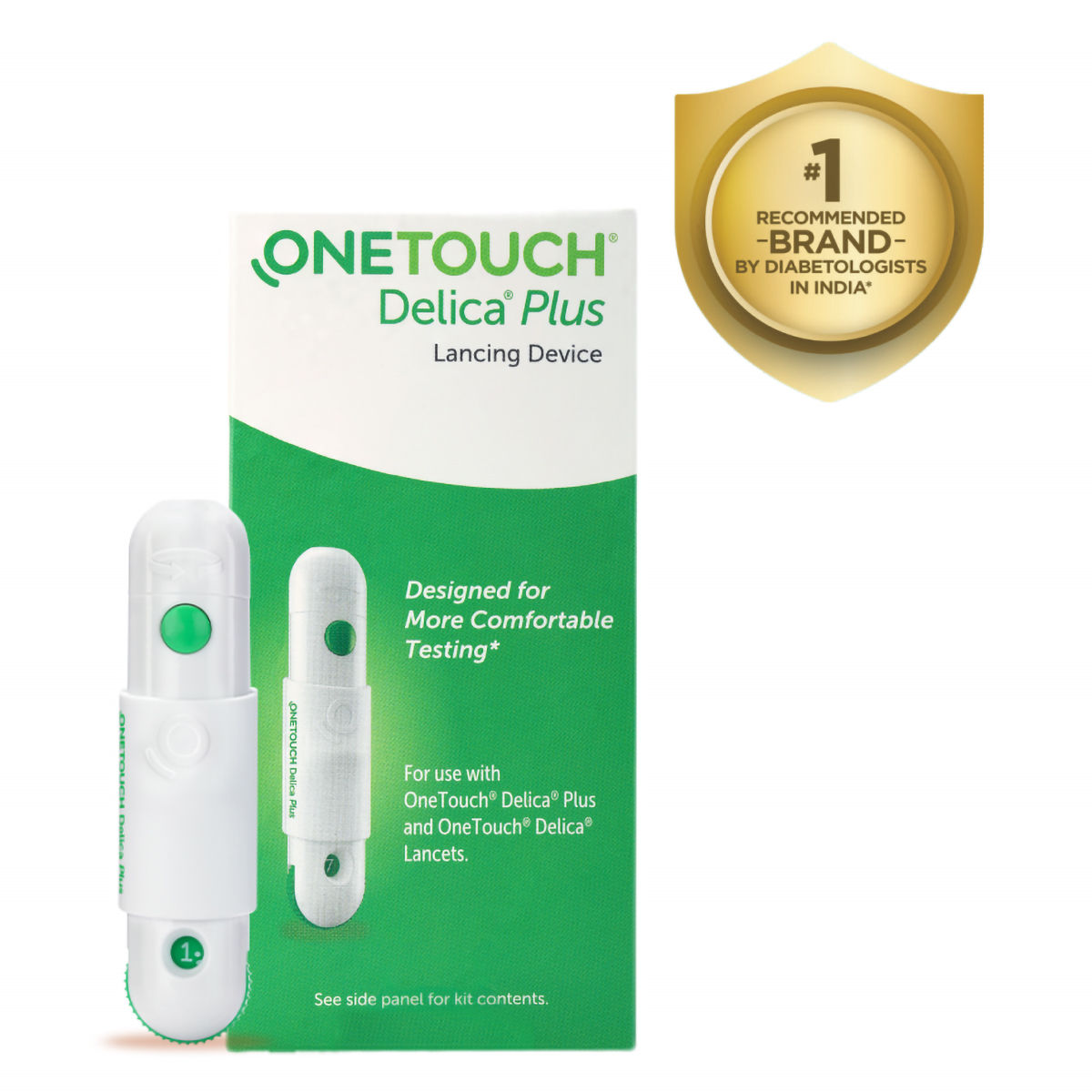 OneTouch Select Plus Simple Glucometer (Free 10 strips + Lancing Device +  10 Lancets), 1 Kit Price, Uses, Side Effects, Composition - Apollo Pharmacy