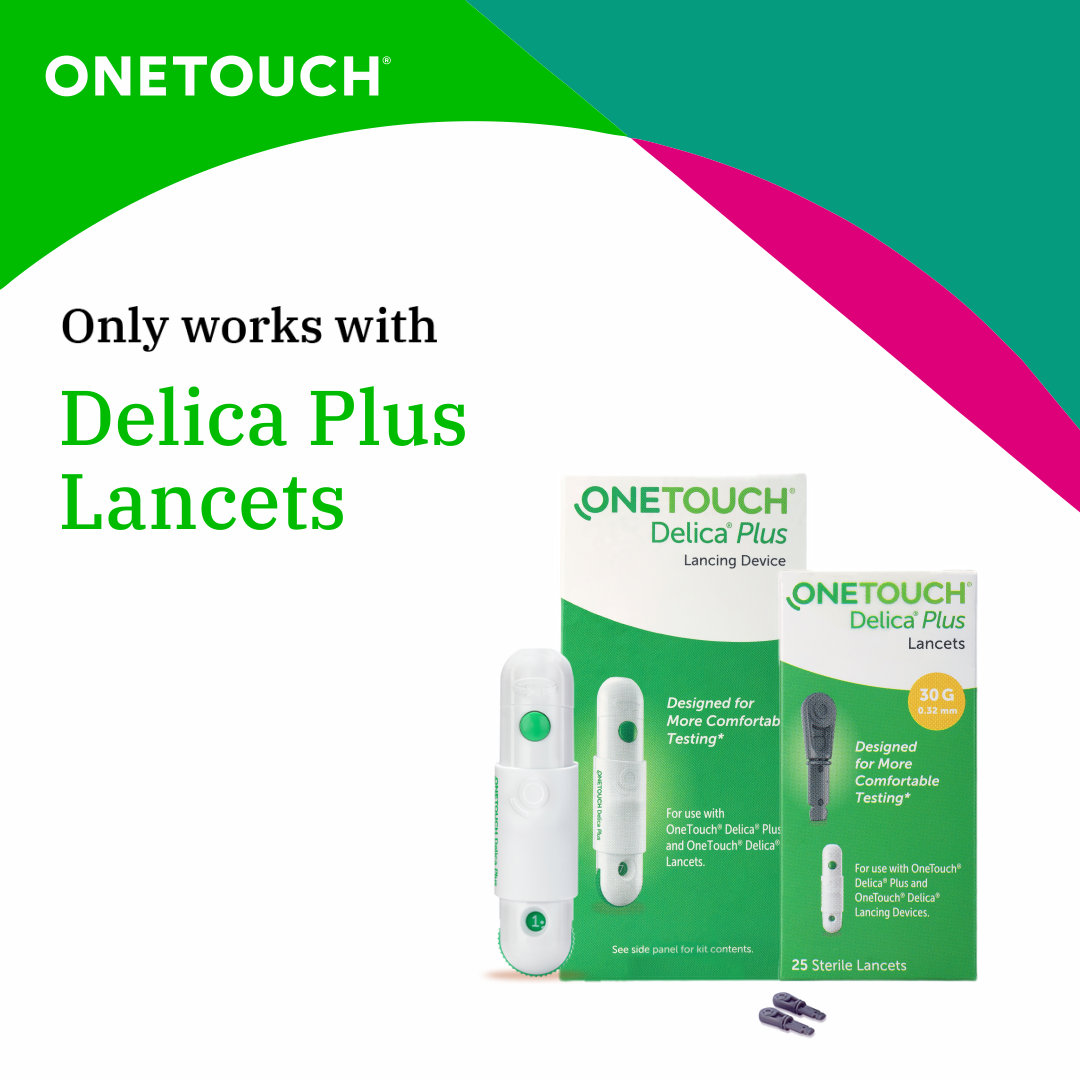 OneTouch Delica Plus Lancing Device, 1 Count, Pack of 1 OneTouch Delica Plus Lancing Device, 1 Count, Pack of 1