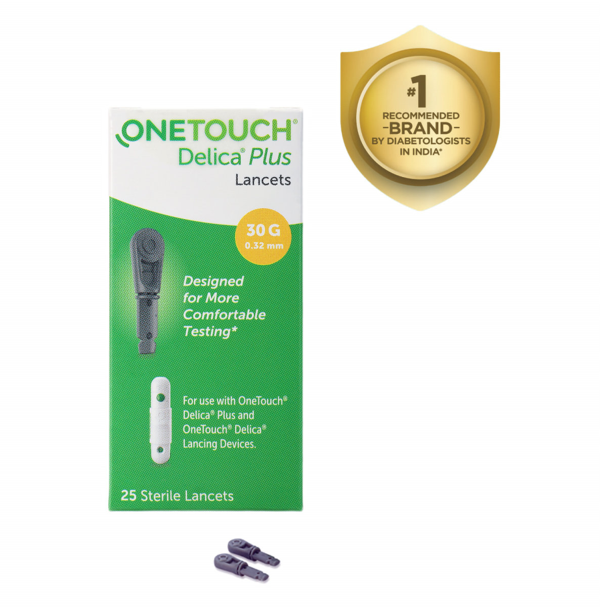 OneTouch Delica Plus Lancets, 25 Count, Pack of 1 OneTouch Delica Plus Lancets, 25 Count, Pack of 1