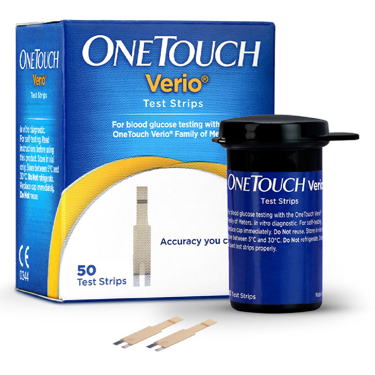 OneTouch Verio Test Strips, 50 Count, Pack of 1 