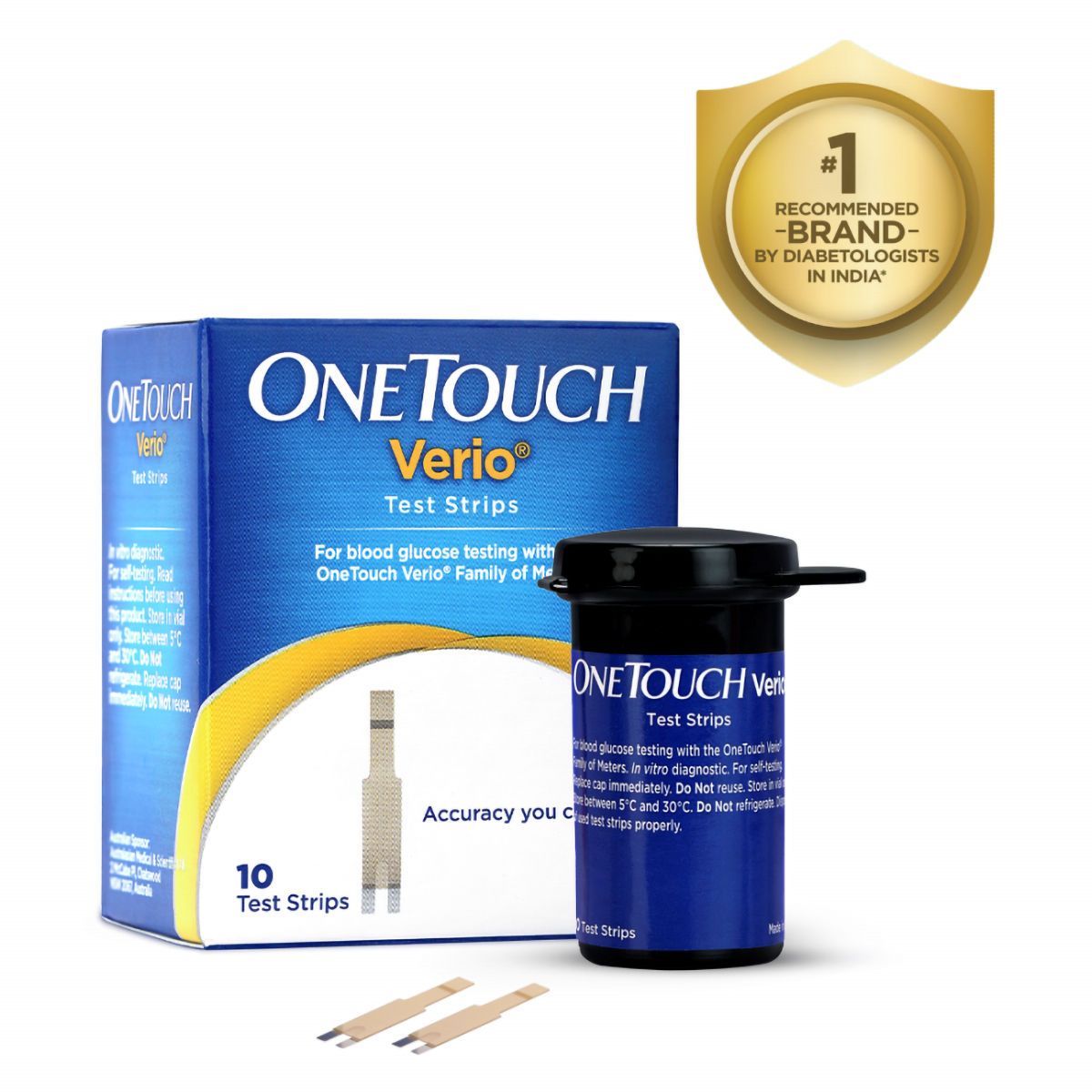 One Touch Verio 100 Count Strips By Lifescan