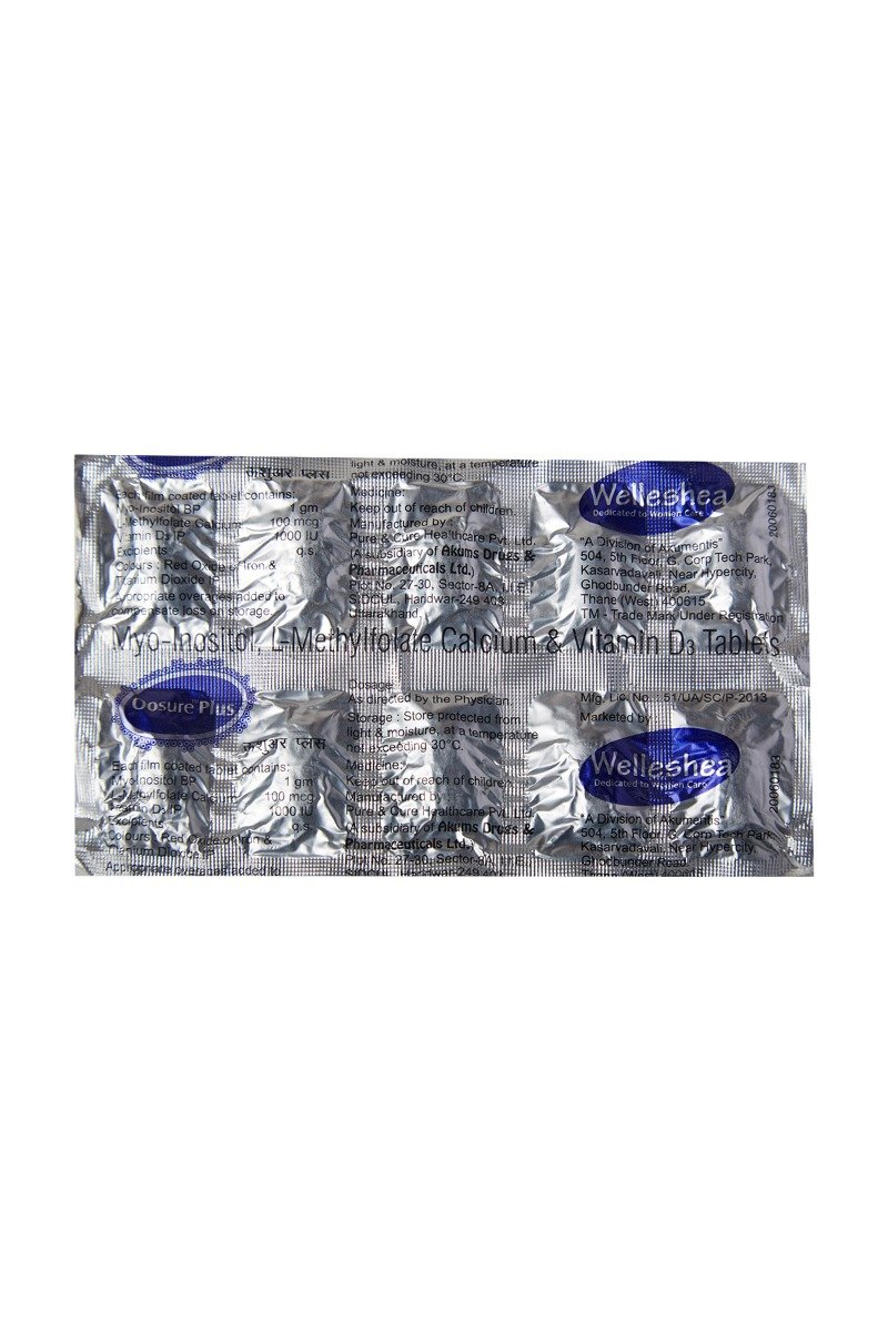 Oosure Plus Tablet 10's Oosure Plus Tablet 10's