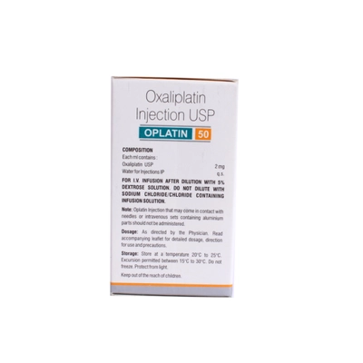 Oplatin 50Mg/25Ml Inj, Pack of 1 INJECTION