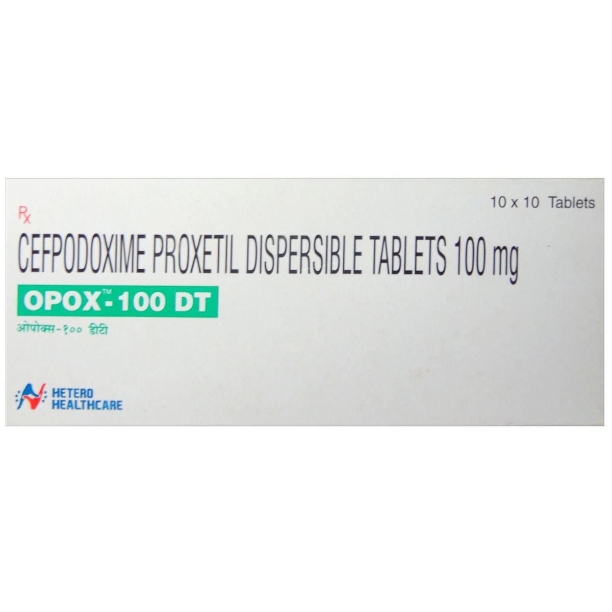 Buy Opox DT 100 mg Tablet 10's Online