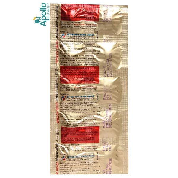 Opox CV 100 Tablet 6's