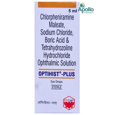 Optihist Plus Eye Drop 5 ml, Pack of 1 EYE DROPS