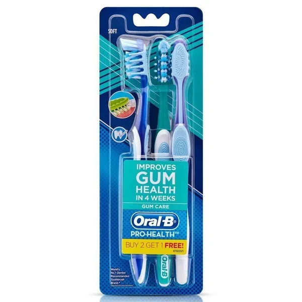 Oral-B Pro Health Gum Care Soft Toothbrush (Buy 2 Get 1 Free), Pack of 1