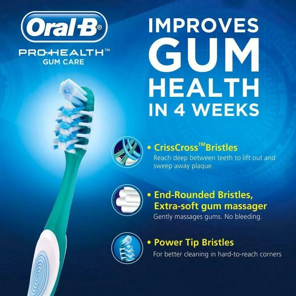 Oral-B Pro Health Gum Care Soft Toothbrush (Buy 2 Get 1 Free), Pack of 1 Oral-B Pro Health Gum Care Soft Toothbrush (Buy 2 Get 1 Free), Pack of 1