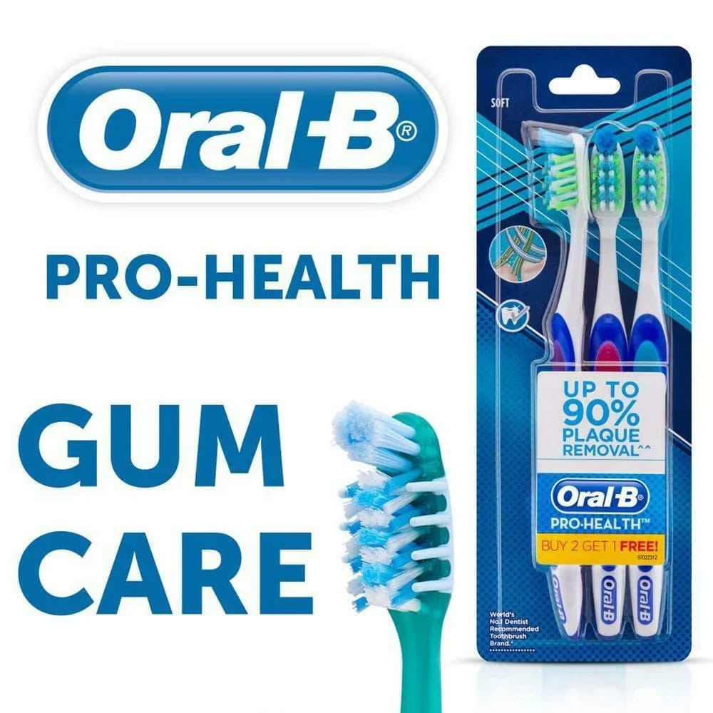 Oral-B Pro Health Gum Care Soft Toothbrush (Buy 2 Get 1 Free), Pack of 1 Oral-B Pro Health Gum Care Soft Toothbrush (Buy 2 Get 1 Free), Pack of 1