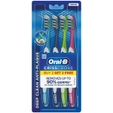 Oral-B Criss Cross Deep Clean Toothbrush, 4 Count (Buy 2, Get 2 Free)