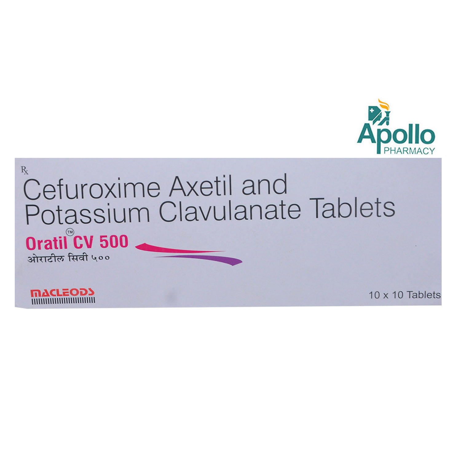 Oratil CV 500 Tablet 10's, Pack of 10 TABLETS Oratil CV 500 Tablet 10's, Pack of 10 TABLETS