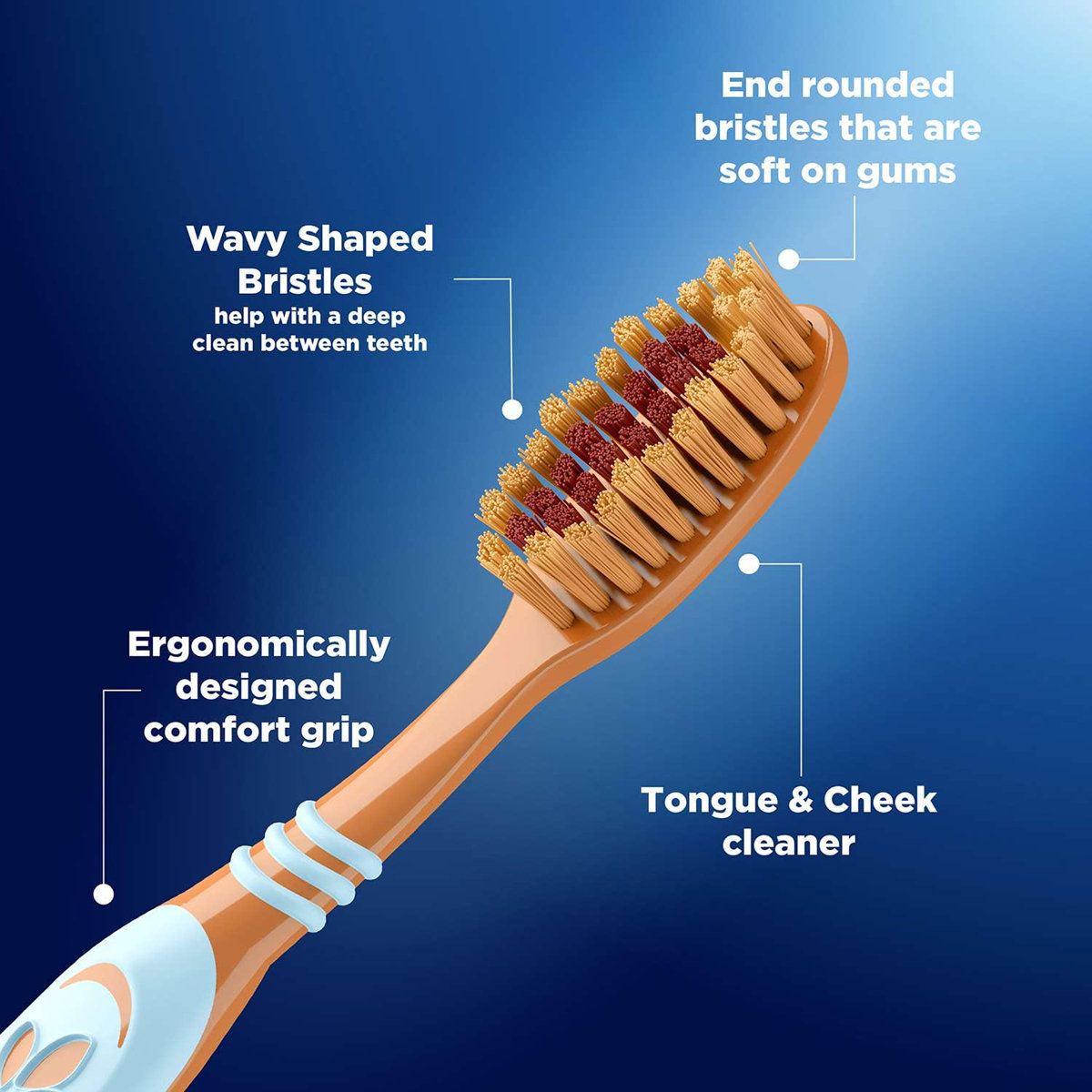 Oral-B Cavity Defense Clove Extract Toothbrush, 3 Count, Pack of 1 Oral-B Cavity Defense Clove Extract Toothbrush, 3 Count, Pack of 1