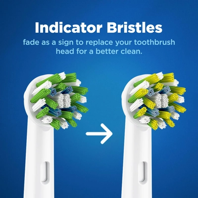 Oral-B Crossaction Brush Heads, 2 Count, Pack of 1