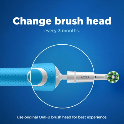 Oral-B Crossaction Brush Heads, 2 Count, Pack of 1