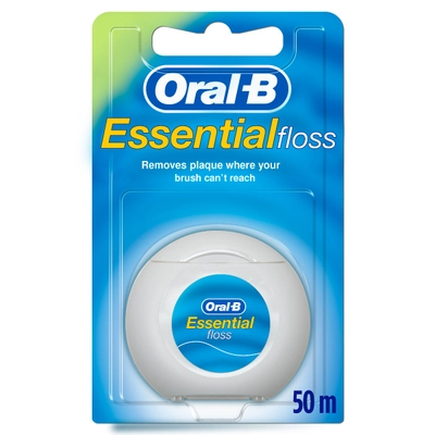 Oral-B Essential Mint Flavour Dental Floss, 50 m, Pack of 1