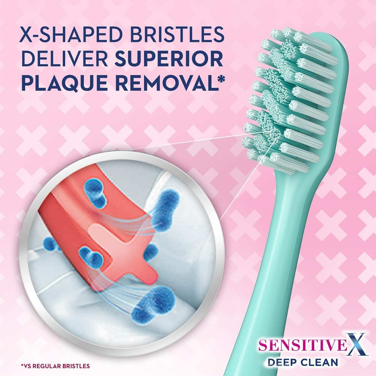 Oral B Oral-B Sensitive X Deep Clean Ultra Soft Toothbrush, 2 Count (Buy 1 Get 1 Free), Pack of 1 Oral B Oral-B Sensitive X Deep Clean Ultra Soft Toothbrush, 2 Count (Buy 1 Get 1 Free), Pack of 1