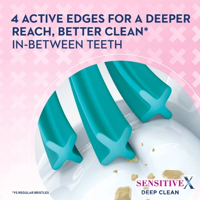 Oral B Oral-B Sensitive X Deep Clean Ultra Soft Toothbrush, 2 Count (Buy 1 Get 1 Free), Pack of 1