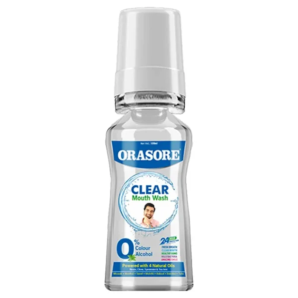 Orasore Clear Mouth Wash, 100 ml