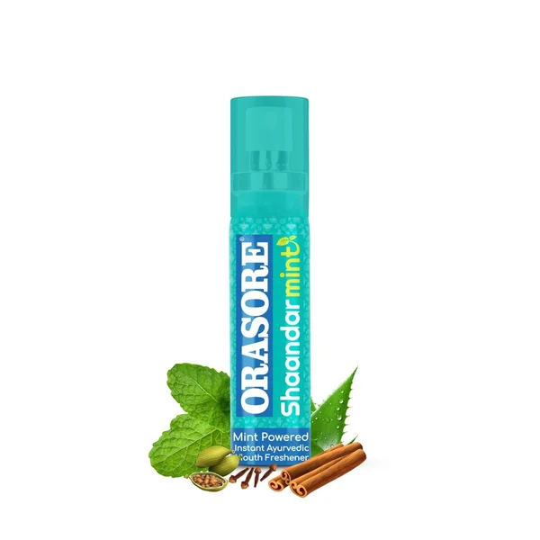 Orasore Shaandar Mint Mouth Freshener Spray, 15 gm