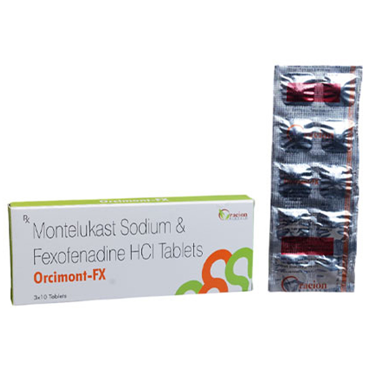 Orcimont-FX Tablet 10's, Pack of 10 Orcimont-FX Tablet 10's, Pack of 10