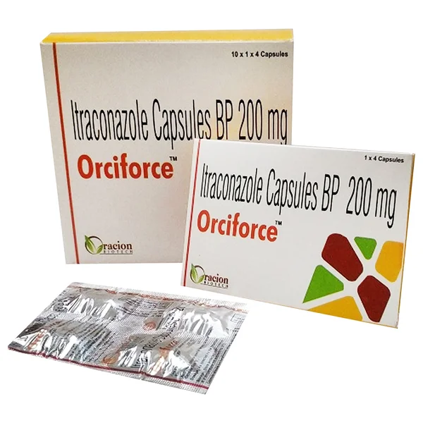 Orciforce 200 mg Capsule 4's