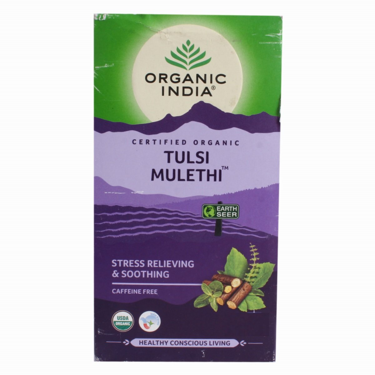 Organic India Tulsi Mulethi Tea Bags, 18 Count, Pack of 1 Organic India Tulsi Mulethi Tea Bags, 18 Count, Pack of 1