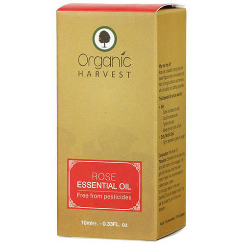 Organic Harvest Rose Essential Oil, 10 ml Price, Uses, Side Effects