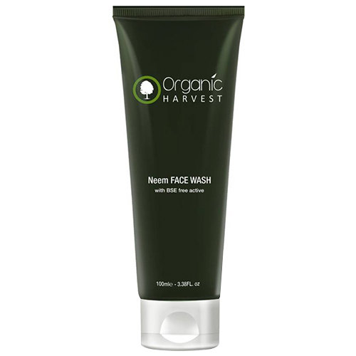 Organic Harvest Neem Face Wash 100 ml With BSE Free Active | Neem Extract | Rid Of Acne & Pimple | Heals Skin Imperfections | 100% Certified Organic | For Oily Skin, Pack of 1 Organic Harvest Neem Face Wash 100 ml With BSE Free Active | Neem Extract | Rid Of Acne & Pimple | Heals Skin Imperfections | 100% Certified Organic | For Oily Skin, Pack of 1